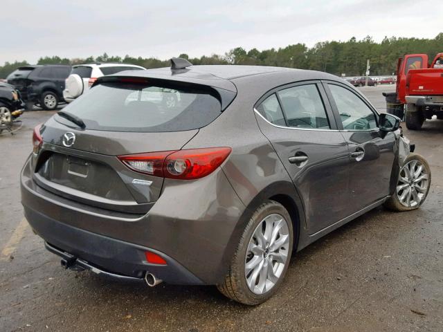 JM1BM1L34F1220169 - 2015 MAZDA 3 TOURING GRAY photo 4