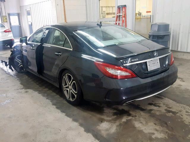 WDDLJ6HB4FA145697 - 2015 MERCEDES-BENZ CLS 400 4M GRAY photo 3