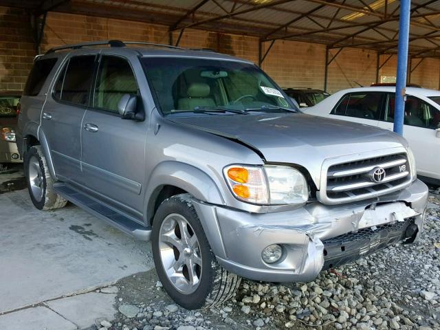 5TDZT38A03S176710 - 2003 TOYOTA SEQUOIA LI SILVER photo 1