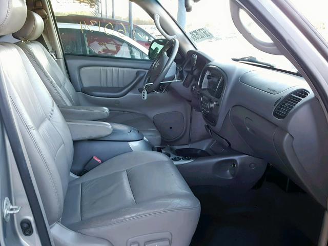 5TDZT38A03S176710 - 2003 TOYOTA SEQUOIA LI SILVER photo 5