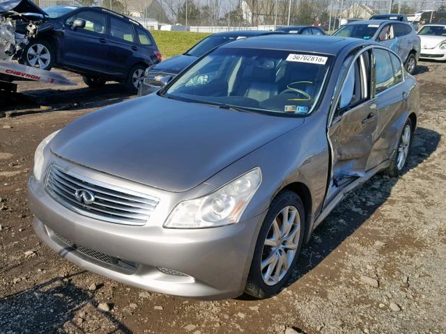 JNKCV61F59M352466 - 2009 INFINITI G37 SILVER photo 2