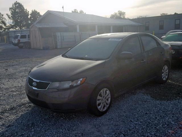 KNAFU4A27B5349150 - 2011 KIA FORTE EX GRAY photo 2