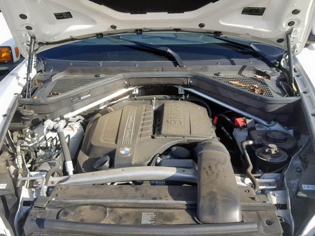 5UXFG2C52E0H09594 - 2014 BMW X6 XDRIVE3 WHITE photo 7
