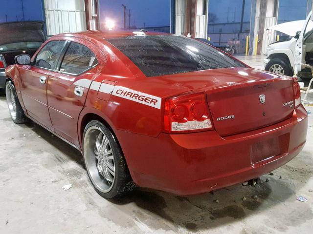 2B3CA3CV1AH170711 - 2010 DODGE CHARGER SX RED photo 3