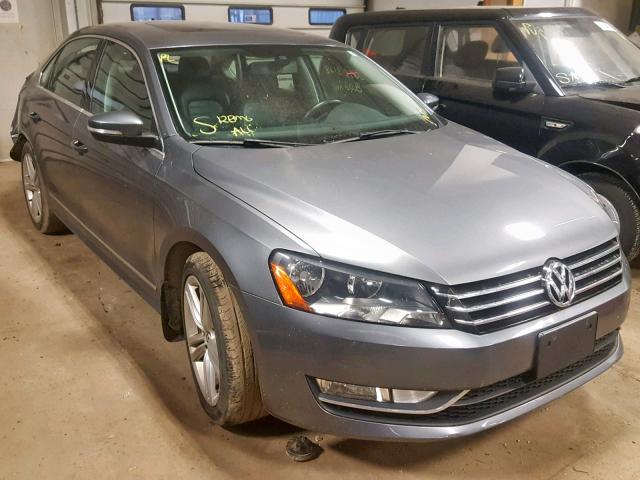 1VWBT7A30FC040973 - 2015 VOLKSWAGEN PASSAT SE GRAY photo 1