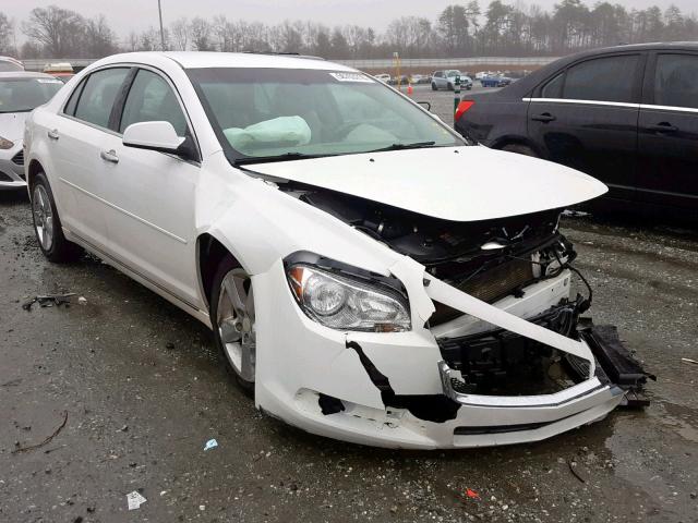 1G1ZD5EUXCF139020 - 2012 CHEVROLET MALIBU 2LT WHITE photo 1