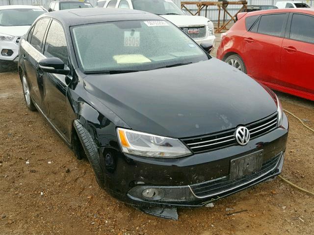 3VWLL7AJXBM091697 - 2011 VOLKSWAGEN JETTA TDI BLACK photo 1