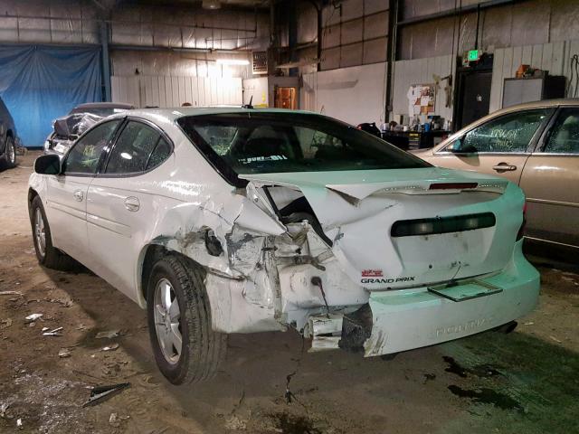 2G2WP552571239155 - 2007 PONTIAC GRAND PRIX WHITE photo 3