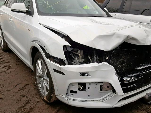 WA1ECCFS4JR003935 - 2018 AUDI Q3 PREMIUM WHITE photo 9