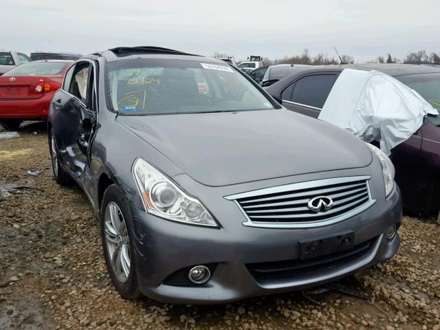 JN1CV6AR1DM760714 - 2013 INFINITI G37 SILVER photo 1