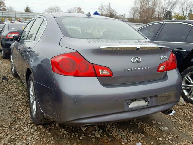 JN1CV6AR1DM760714 - 2013 INFINITI G37 SILVER photo 4