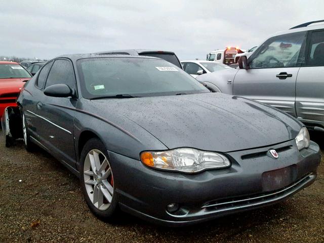 2G1WX12K149461044 - 2004 CHEVROLET MONTE CARL GRAY photo 1