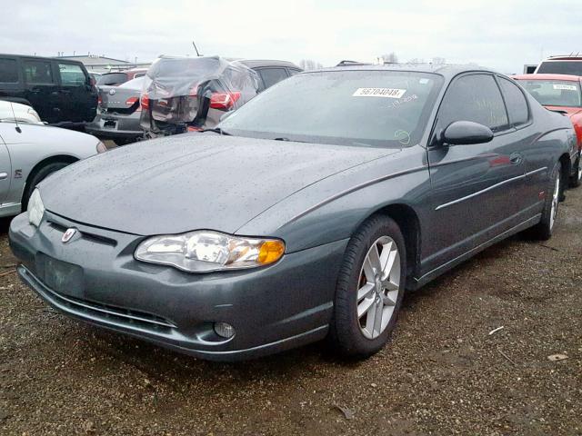 2G1WX12K149461044 - 2004 CHEVROLET MONTE CARL GRAY photo 2