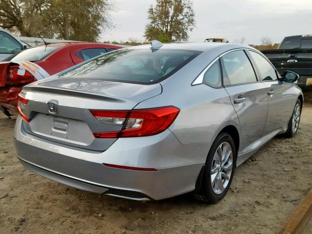 1HGCV1F16JA123125 - 2018 HONDA ACCORD LX SILVER photo 4