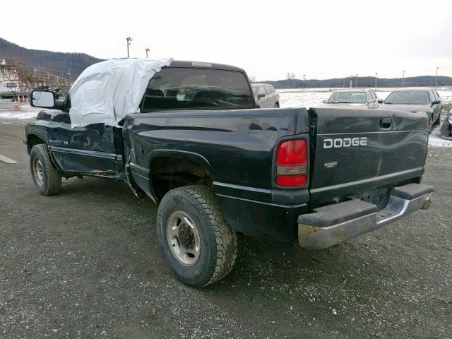 3B7KC23Z92M304028 - 2002 DODGE RAM 2500 BLACK photo 3