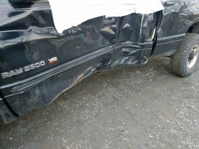 3B7KC23Z92M304028 - 2002 DODGE RAM 2500 BLACK photo 9