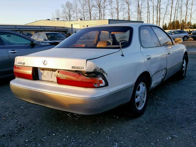 JT8BF12G6T0144372 - 1996 LEXUS ES 300 WHITE photo 4