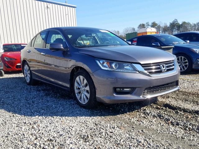 1HGCR3F87FA022535 - 2015 HONDA ACCORD EXL GRAY photo 1