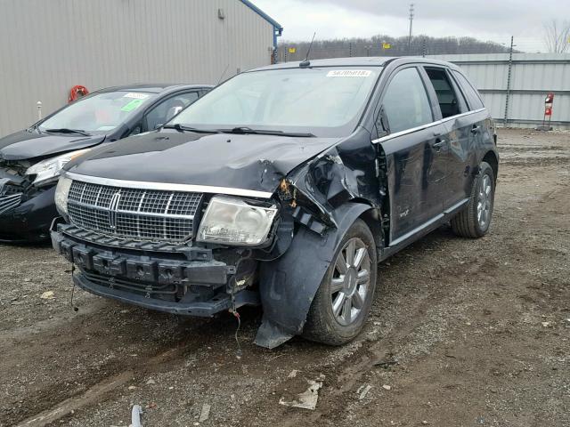 2LMDU68C98BJ06254 - 2008 LINCOLN MKX BLACK photo 2