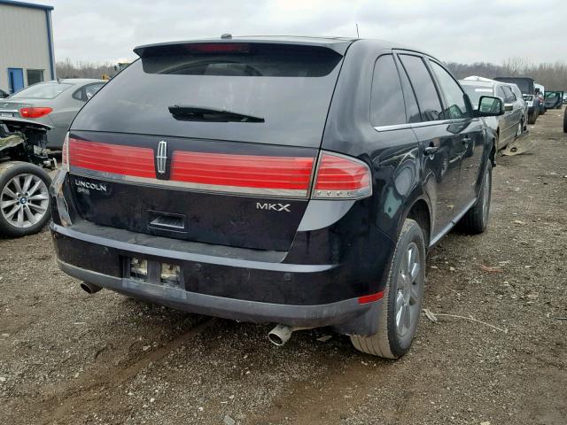 2LMDU68C98BJ06254 - 2008 LINCOLN MKX BLACK photo 4