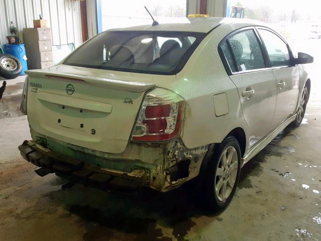 3N1AB6AP7BL720725 - 2011 NISSAN SENTRA 2.0 WHITE photo 4