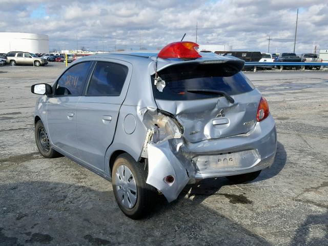 ML32A3HJ7FH048869 - 2015 MITSUBISHI MIRAGE DE SILVER photo 3