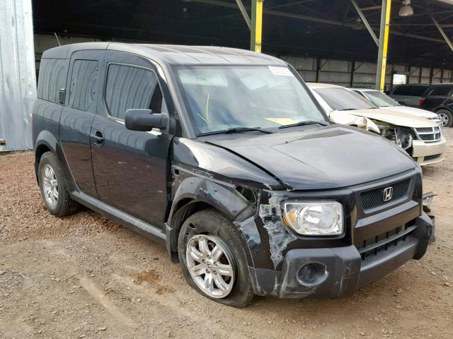 5J6YH28726L009809 - 2006 HONDA ELEMENT EX BLACK photo 1