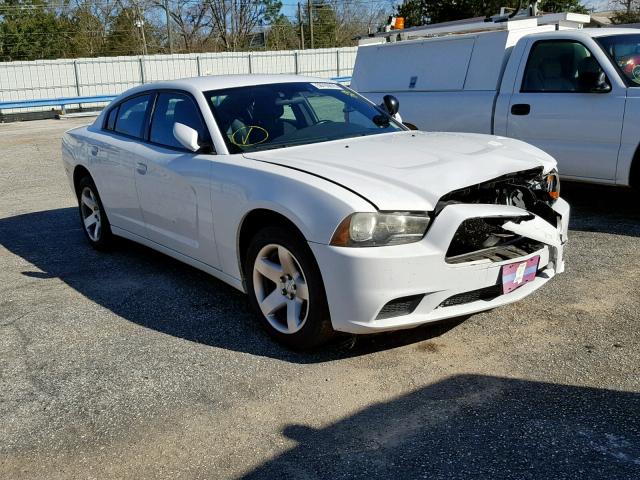 2C3CDXAG1CH177876 - 2012 DODGE CHARGER PO WHITE photo 1