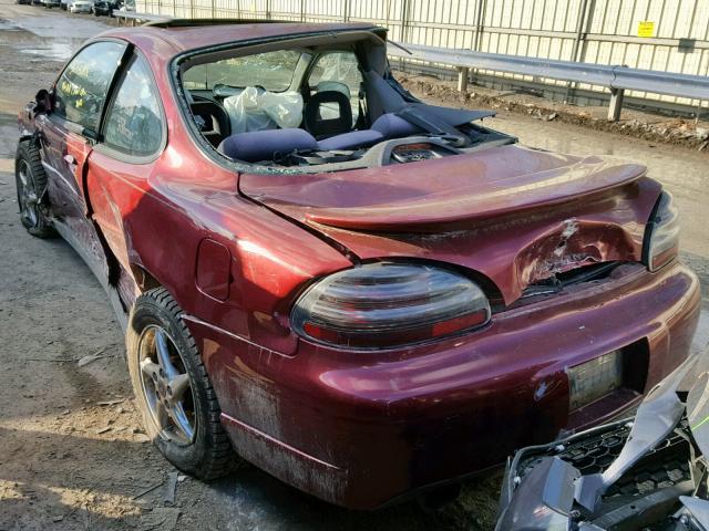 1G2WP12K92F137128 - 2002 PONTIAC GRAND PRIX ბურგუნდია ფოტო 3