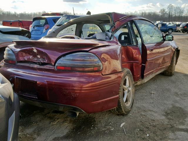 1G2WP12K92F137128 - 2002 PONTIAC GRAND PRIX ბურგუნდია ფოტო 4