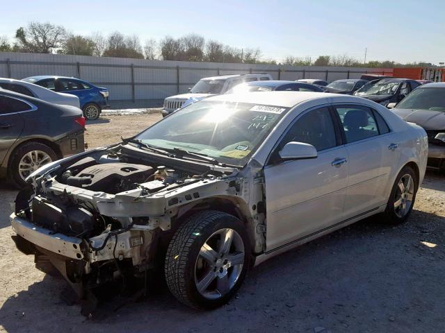 1G1ZC5E03CF293147 - 2012 CHEVROLET MALIBU 1LT 白色 照片 2
