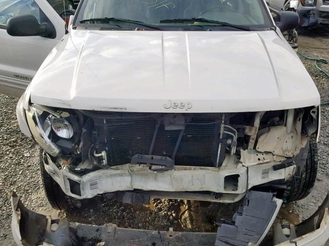 1J4GX58N44C257913 - 2004 JEEP GRAND CHER WHITE photo 7