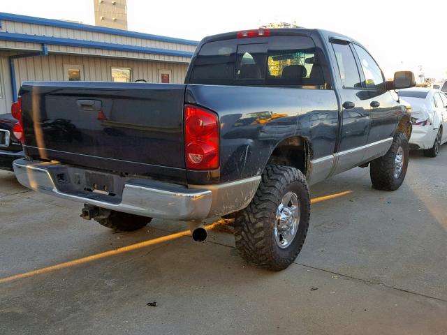3D7KS28A08G125721 - 2008 DODGE RAM 2500 S შავი ფოტო 4