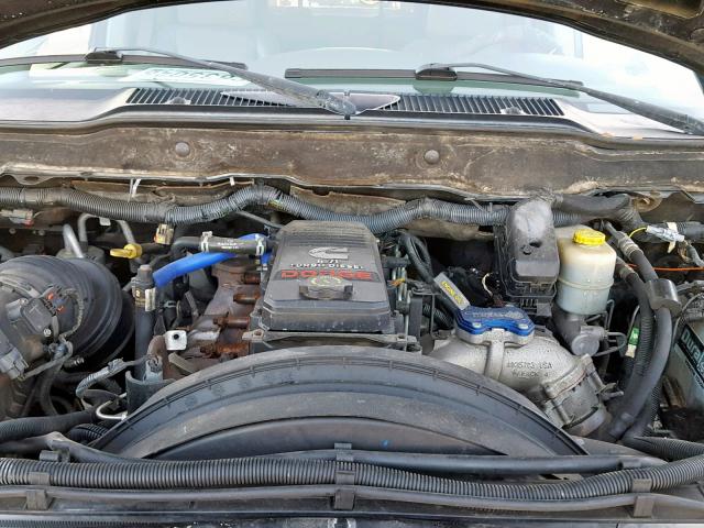 3D7KS28A08G125721 - 2008 DODGE RAM 2500 S შავი ფოტო 7