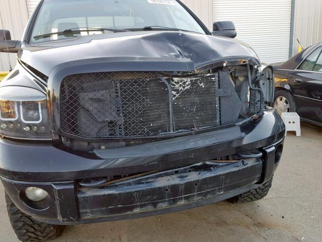 3D7KS28A08G125721 - 2008 DODGE RAM 2500 S შავი ფოტო 9