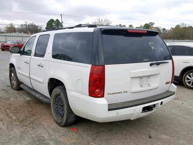 1GKFC16047R178258 - 2007 GMC YUKON XL C WHITE photo 3