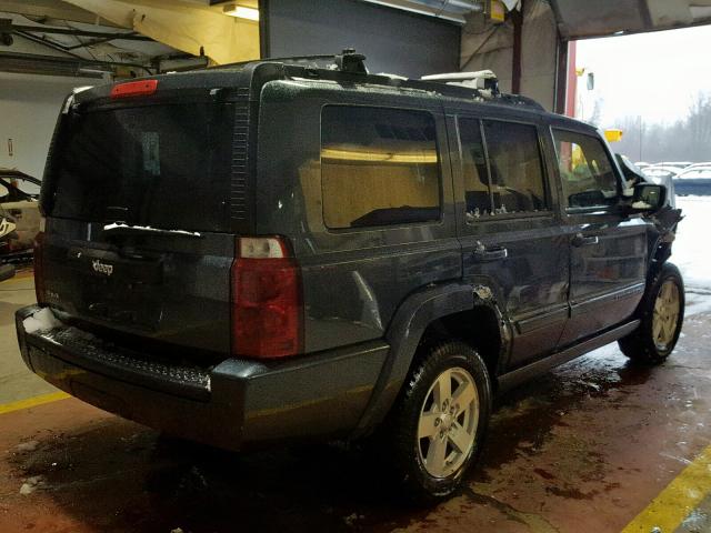 1J8HG48K28C149184 - 2008 JEEP COMMANDER ნაცრისფერი ფოტო 4
