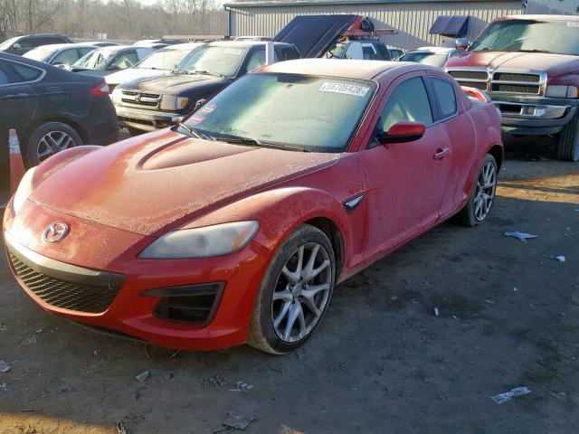 JM1FE1CP6A0404223 - 2010 MAZDA RX8 RED photo 2