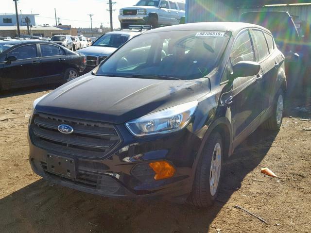 1FMCU0F78HUC87738 - 2017 FORD ESCAPE S BLACK photo 2