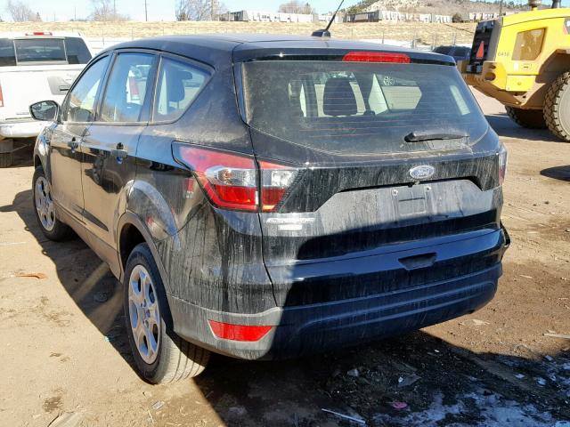 1FMCU0F78HUC87738 - 2017 FORD ESCAPE S BLACK photo 3