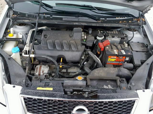 3N1AB6AP0CL724780 - 2012 NISSAN SENTRA 2.0 SILVER photo 7