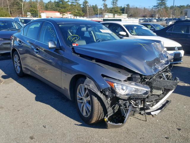 JN1BV7AR3FM398616 - 2015 INFINITI Q50 BASE GRAY photo 1