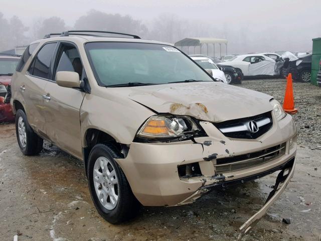 2HNYD18646H501705 - 2006 ACURA MDX TOURIN GOLD photo 1