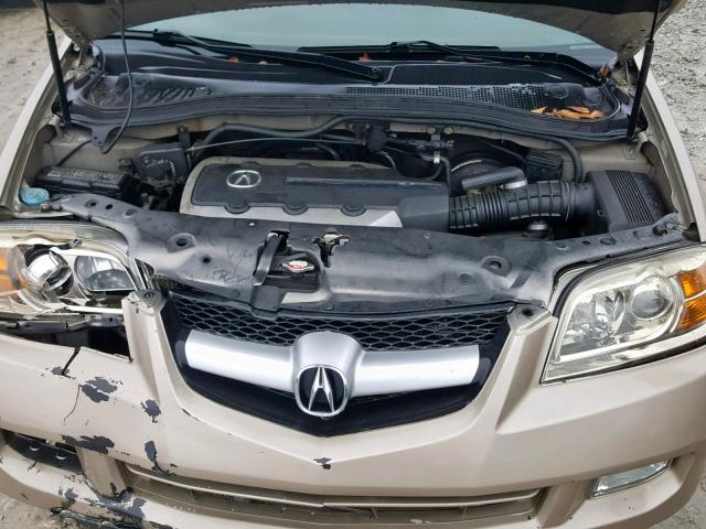 2HNYD18646H501705 - 2006 ACURA MDX TOURIN GOLD photo 7