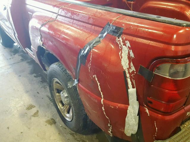 1FTYR10C21TA29055 - 2001 FORD RANGER RED photo 9