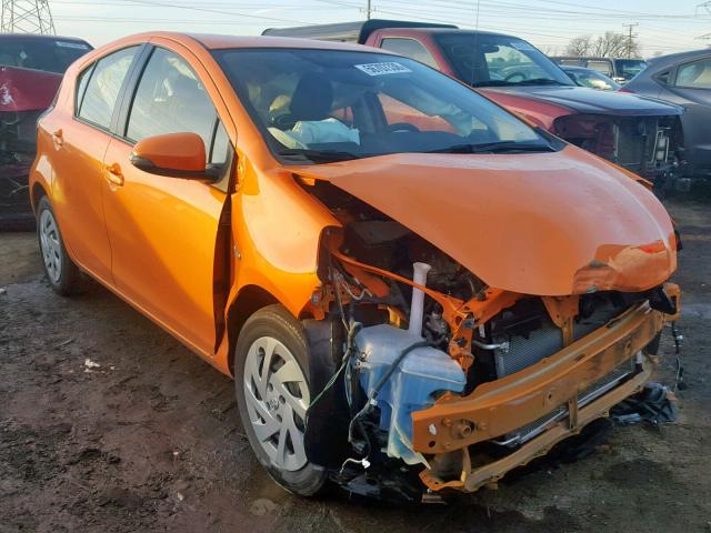 JTDKDTB35G1139860 - 2016 TOYOTA PRIUS C ORANGE photo 1