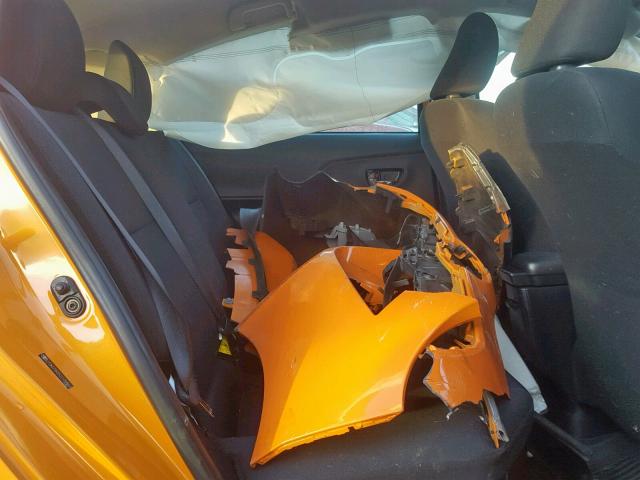 JTDKDTB35G1139860 - 2016 TOYOTA PRIUS C ORANGE photo 6