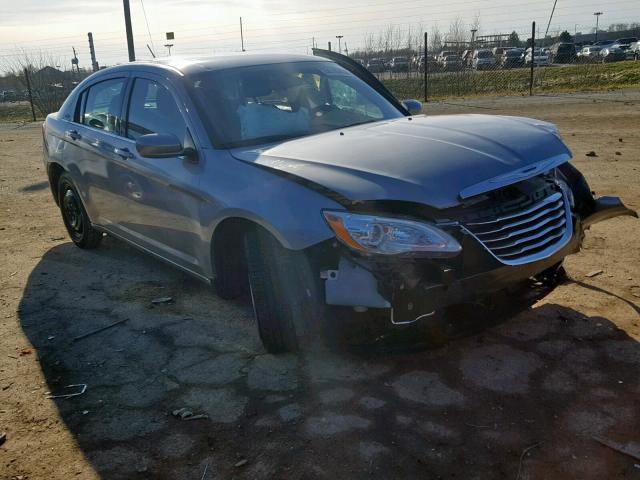 1C3CCBAB7DN640168 - 2013 CHRYSLER 200 LX GRAY photo 1