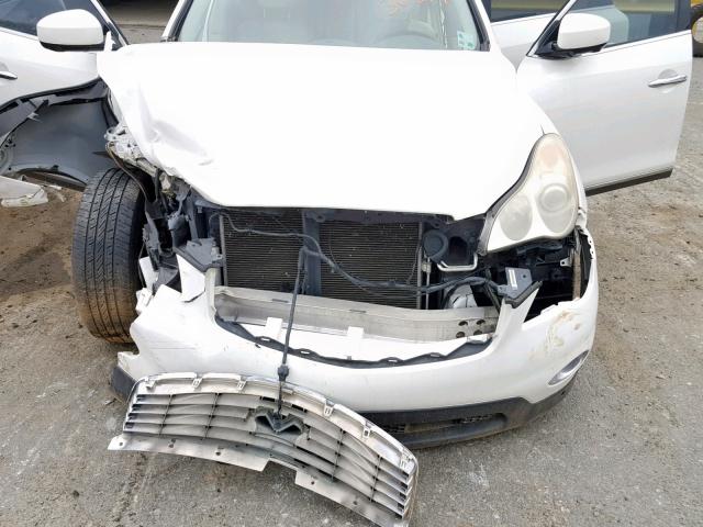 JNKAJ09E28M302716 - 2008 INFINITI EX35 BASE WHITE photo 7