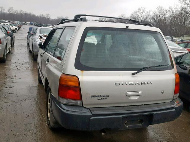 JF1SF6352XH738031 - 1999 SUBARU FORESTER L SILVER photo 3